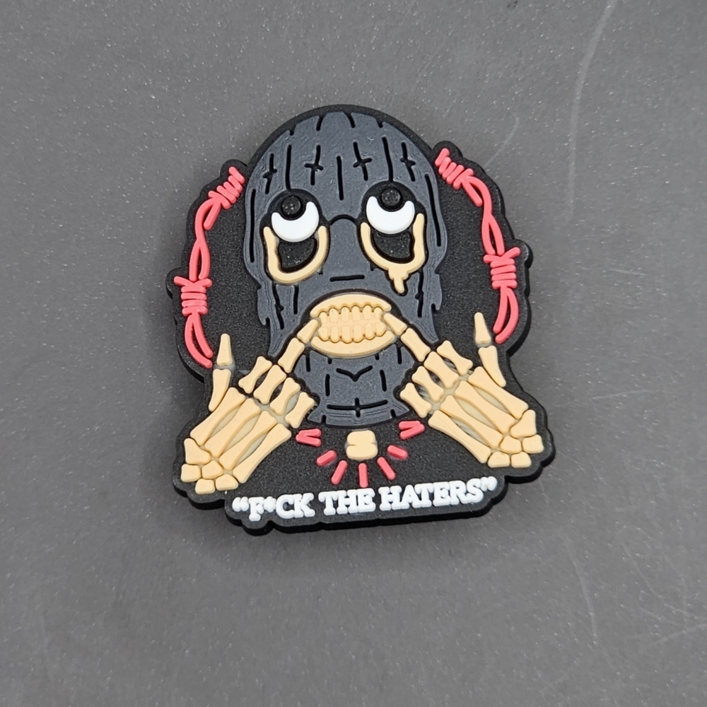 (5/$15) F the Haters Croc Charm